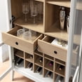 thumbnail image 3 of Modway Nolan Armoire à Bar Arquée Ivoire, 3 of 10