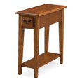 thumbnail image 1 of Leick Furniture Chairside Wood End Table in Medium Oak Finish, 1 of 9