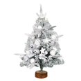 thumbnail image 2 of 18Inch Mini Christmas Tree Light Tabletop Artificial Christmas Tree  LED String Lights  Christmas Tree Ornaments for Christmas Table Top Desk Decor Home Indoor Decoration, 2 of 8