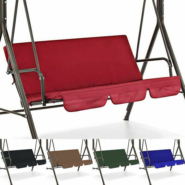 Tignapoo Housse Imperméable pour Siège de Balançoire d'Extérieur pour Jardin - Vert Foncé, Tissu Polyester 190T Durable, Convient aux Balançoires Trois Places, Design Élégant, Offert en Plusieurs Couleurs