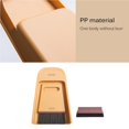 thumbnail image 3 of keepw Mini Broom Dustpan Set Desktop Broom Dust Pan Tiny Dustpan Brush Set For Cleaning Table Countertop Keyboard Yellow, 3 of 7