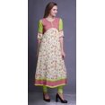 thumbnail image 3 of Bimba Kurtis Indiennes pour Femmes Imprimées, Kurti Anarkali Ligne A, Robe Décontractée, 3 of 5
