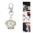thumbnail image 3 of 1pc Fashion Pocket Watch Simple Metal Decorative Hanging Hook Pocket Watch, 3 of 9