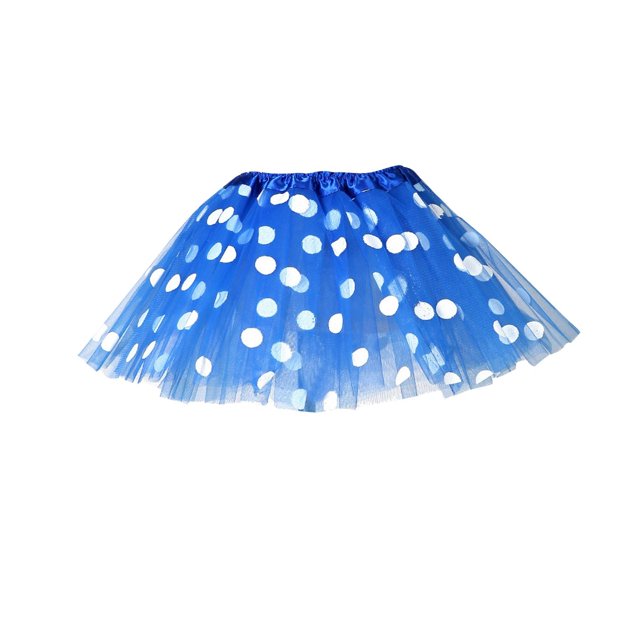 Penkiiy Jupe Tutu pour Fille pour Tout-Petit Bébé Fête Décontractée Tenues en Tulle Multicolores 1 An Bleu