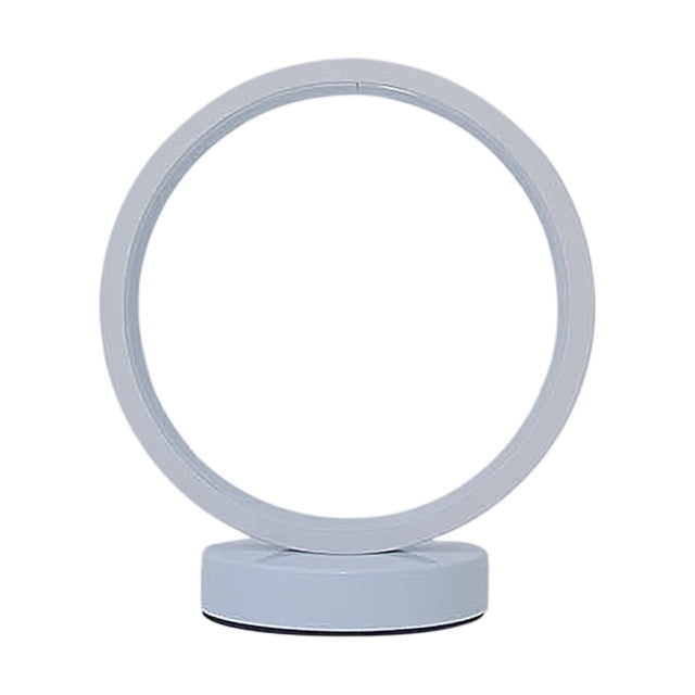 EGNMCR Desk Lamp Bedside Lamp Control Table Lamp With USB Charging Port Bedside Lamp, Mini Circle Table Lamp For Bedroom Living Room Bedside Lamp Night Night light