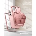 thumbnail image 2 of Dexnor for Samsung Galaxy S22 Case, [Built in Screen Protector and Kickstand] Heavy Duty Military Grade Protection Shockproof Protective Cover for Samsung Galaxy S22 5G, Rose Gold, 2 of 6