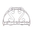 thumbnail image 2 of Chmadoxn Kitchen Gadgets, Semicircular Table Number Rack Iron Paper Towel Rack Living Room Paper Towel Rack Vertical Napkin Rack Paper Towel Storage Stainless Steel Paper Towel Holder, 2 of 6