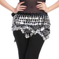 thumbnail image 2 of Maoww Belly Dance Waist Chain Black Silver, 2 of 9