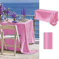 thumbnail image 2 of Birdeem Tablecloths Can Be Cut Solid Color Glossy Satin Cloth Tablecloth for High-End Hotel Banquet Wedding, 2 of 12