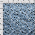 thumbnail image 3 of oneOone Georgette Viscose Blue Fabric Poker Card Sewing Craft Projects Fabric Prints By Yard 42 Inch Wide, 3 of 4
