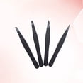thumbnail image 1 of FESTFENDS 4Pcs High Precision Tweezers With Seamless Closure For Hair Removal And Daily Use Black, 1 of 5