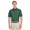 thumbnail image 1 of Harriton Chemise en Sergé à Manches Courtes pour Hommes Foundation 100 % Coton avec Teflonâ„¢, 1 of 2