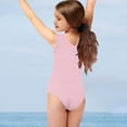 thumbnail image 3 of Maillot de Bain une Pièce pour Filles 3-14 Col en V Maillot Sans Manches, 3 of 5