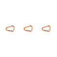 thumbnail image 1 of Decodeary Mousqueton Léger Résistant à l'Usure Technologie Avancée Large Application Surface Lisse Haute Résistance Caribeener Clips Orange 3Set, 1 of 6
