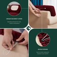 thumbnail image 5 of CHUN YI Stretch Checks Spandex Sofa Cover Separate Backrests Cushions Cover Slipcover, 5 of 5