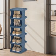 Chmadoxn Shoe Rack for Closet Concise Shoe Rack Multi-Layer Household Doorway Shoe Storage Rack Dormitory Rental Room Shoe Storage Rack Concise Shelf Plastic Six Tier Shoe Rack