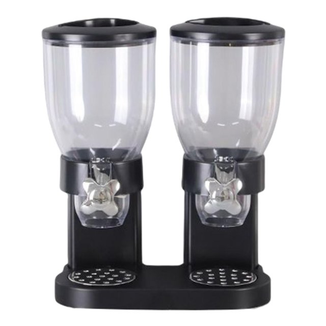 Household Cereal Dispenser Grain Dispenser Storage Box Food Black