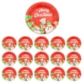 thumbnail image 1 of G Eco-Friendly Disposable Christmas Party Plates 9 Inch 16Pc Set Perfect For Holiday Dinner Decorations Festive Gatherings And Special Events Weight 0.46 Lb, 1 of 7