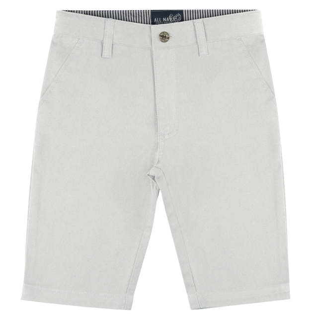 Buyless Fashion Shorts Garçon Pantalon devant Plat Coton Décontracté Coupe Droite