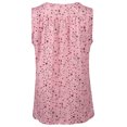 thumbnail image 4 of Innerwin Haut d'Été Col en V Débardeurs pour Femmes Imprimé Floral Boho T-Shirts Rose L, 4 of 5