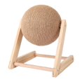 thumbnail image 2 of Boule à Gratter Naturelle en Sisal, Jouet de Griffoir de Chat, Résistant à l'Usure Interactif en Forme de L, 2 of 6
