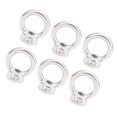 thumbnail image 4 of "Premium 304 Stainless Steel M6 Eye Nuts - 10-Piece Set for Secure Cable & Rope Fastening"  

(Alternative version: "Durable 304 Stainless Steel M6 Threaded Eye Bolts - Pack of 10 for Heavy-Duty, 4 of 6