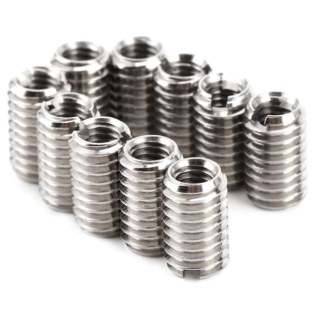 Stainless Steel Thread Repair,10pcs Thread Repair Insert Thread Repair Screw Thread Reducing Nut Breakthrough Technology