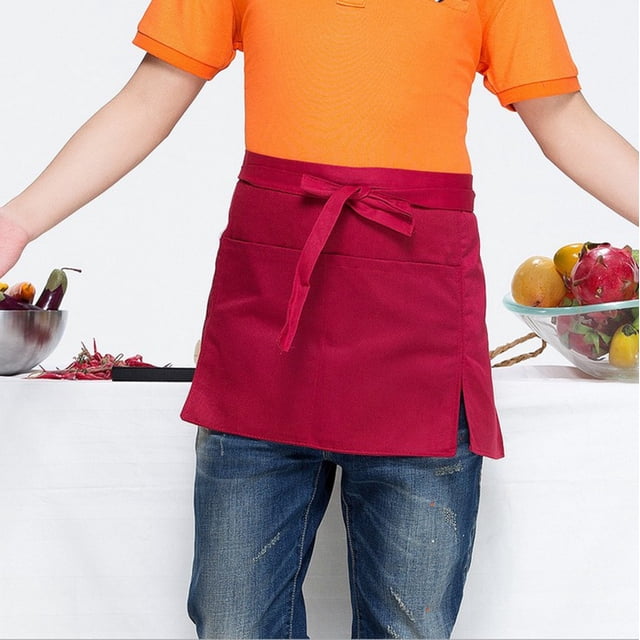WIFKLSIIPG Waist Short Apron Hotels Restaurant Cafe Waiters and Waitresses Uniforms Aprons