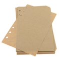 thumbnail image 4 of DOLITY 80 Feuilles Format A6 6 Trous Remplissage de Feuilles en Vrac Recharge Intérieure Papier Kraft Non Doublé pour, 4 of 8