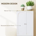 thumbnail image 4 of HOMCOM Armoire de Garde-Manger de 72 Pouces, Armoire de Garde-Manger de Cuisine avec 4 Portes, Blanc, 4 of 10