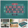 thumbnail image 3 of SHISUYAN Waterproof Double Sided Game Table Mat With Felt Surface Foldable Poker And Mat For Home Gatherings Theme Parties Poker Night Games, 3 of 8