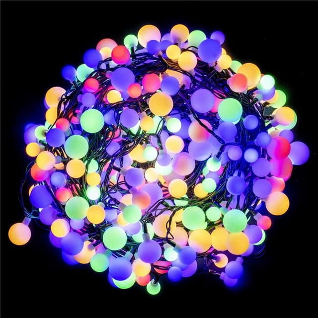 Vickerman X22G340 103 Pi 400 Lumières DEL Ensemble 3 Cerises avec Fil Vert, Multicolore