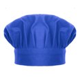thumbnail image 1 of TOPTIE Chef Hat for Kid & Adult, Cotton Elastic Adjustable Kitchen Cooking Baking Hat-Blue-S, 1 of 7