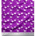 thumbnail image 1 of Soimoi Rayon Fabric Flamingo Bird Decor Fabric Printed Yard 42 Inch Wide, 1 of 3