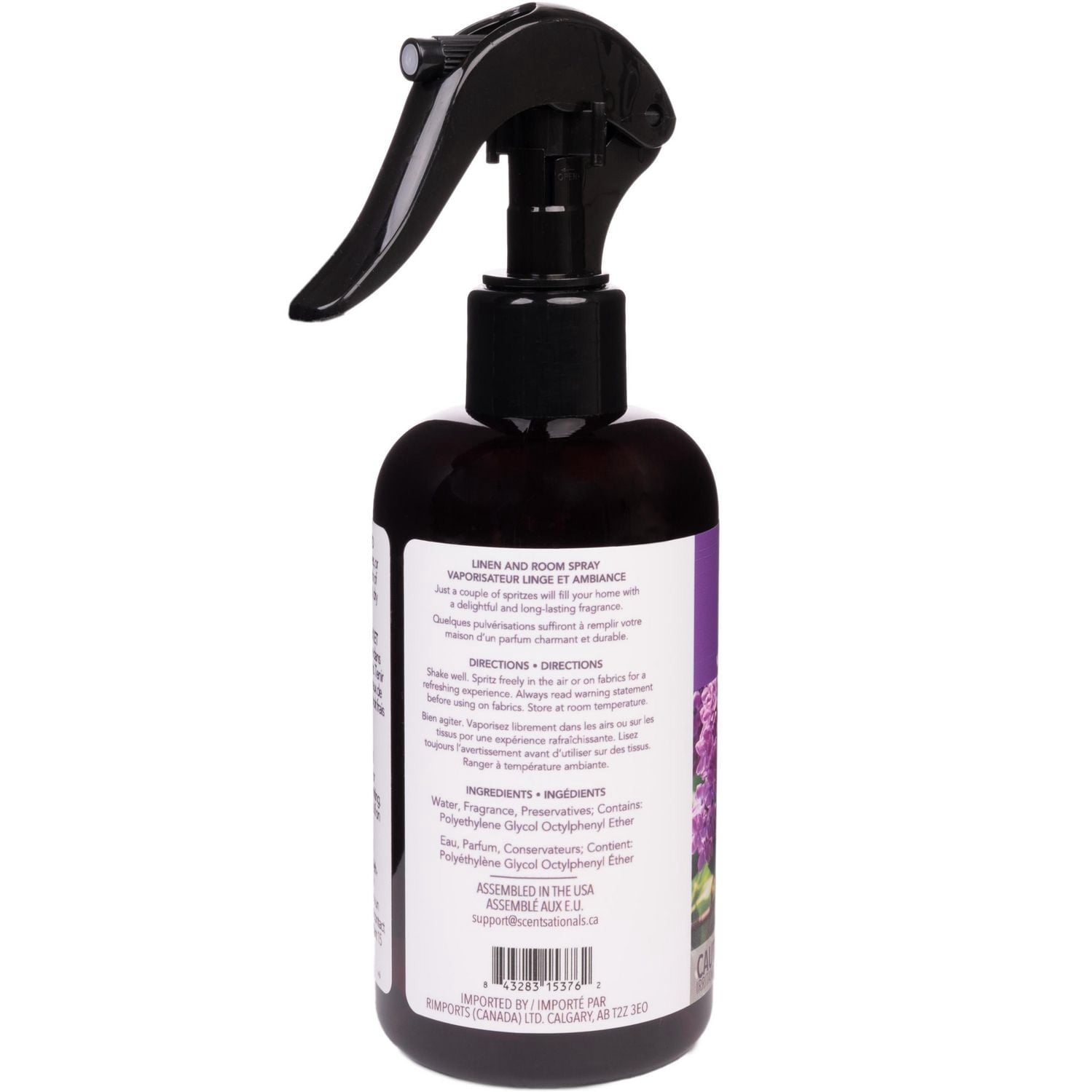 Vaporisateur Linge et ambiance Scentsationals - Lilas
