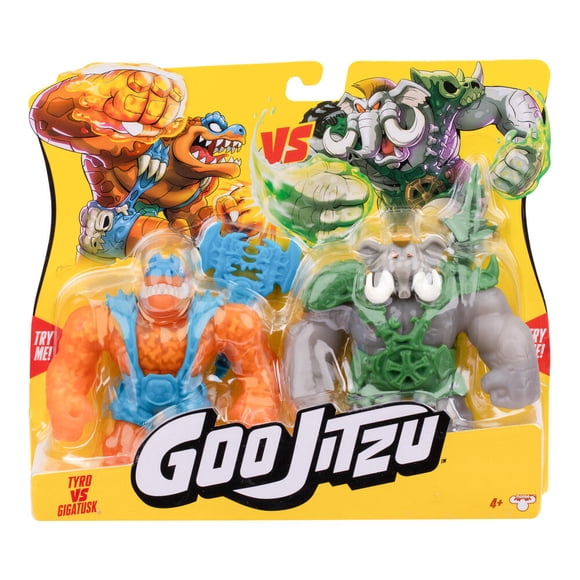 Goo Jit Zu contre Pack Tyro contre Gigatusk