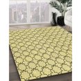 thumbnail image 3 of Ahgly Company Tapis de Zone Carré Caramel Brun Transitionnel Lavable en Machine, 3 Pieds Carré, 3 of 7