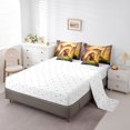 thumbnail image 3 of YST 7-Piece Lion Comforter Set Bed in a Bag, King Size, Polyester, 3 of 4