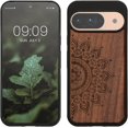 thumbnail image 1 of MISSUNNY Wood Case Compatible with Google Pixel 9 / Pixel 9 Pro Case - Cover - Rising Sun Dark Brown, 1 of 4