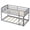Grey, variant on Costway Twin over Twin Low Bunk Bed with Guardrails Integrated Ladder Kids Wooden White
