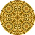 thumbnail image 1 of Ahgly Tapis d'Intérieur Lavable en Machine Carré Transitionnel Bisque Foncé Marron, 3 Pieds Carré, 1 of 7