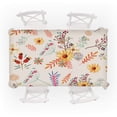 thumbnail image 5 of EGNMCR Tablecloths, Table Runner Fresh Flower Pattern Table Cloth Rectangular Tea Table Cover Dining Home Decor Table cover, 5 of 5