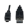 thumbnail image 2 of Eaton Tripp Lite Series Universal Reversible USB 2.0 Cable (Reversible A to 5Pin Mini B M/M), 6 ft. (1.83 m) - USB cable - mini-USB Type B (M) to USB (M) - USB 2.0 - 6 ft - molded - black, 2 of 4
