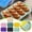 Light Green, variant on French Bread Soft Ventilation 4 Slot Ellipse Baking High Sneaker for Chocolate Smooth Heart for Chocolate Small Heart Shaped Cake Pan Upside down Cake Pan Small Loaf Pans for Air Fryer