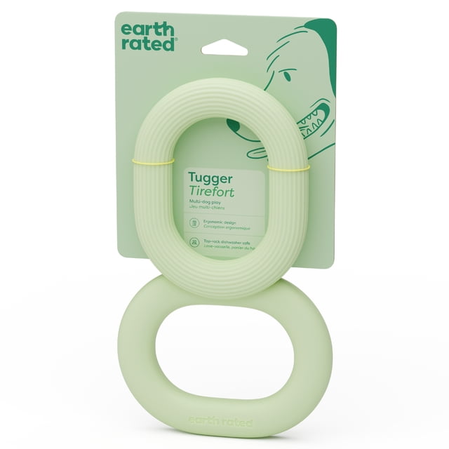 Earth Rated Tugger Jouet pour chien, Tug of War, Jouet de traction interactif pour chiens