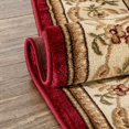 thumbnail image 2 of Well Woven Tapis de Zone Formel Intemporel Fleur de Lis Rouge 9 Pieds2 Pouces X 12 Pieds6 Pouces, 2 of 5