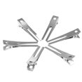 thumbnail image 4 of 50pcs Silver Double Prong Alligator Hair Clips Metal Alligator Clips, 4 of 7