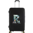thumbnail image 1 of Housses de Valise Housse Protectrice Bagage de Voyage Anti-Rayures Housse Anti-Poussière Réutilisable Housse Lavable Motif Imprimé Lettres Poisson 8 Lettres Poisson R L, 1 of 6