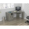 thumbnail image 3 of Inval Bureau d'Ordinateur d'Angle America en Chêne Fumé Bois Reconstitué, 3 of 8