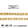 thumbnail image 4 of Niche Gold 525 X-Ring Chain 98 Links With Master Link Motorcycle 519-CDC2501H, 4 of 8